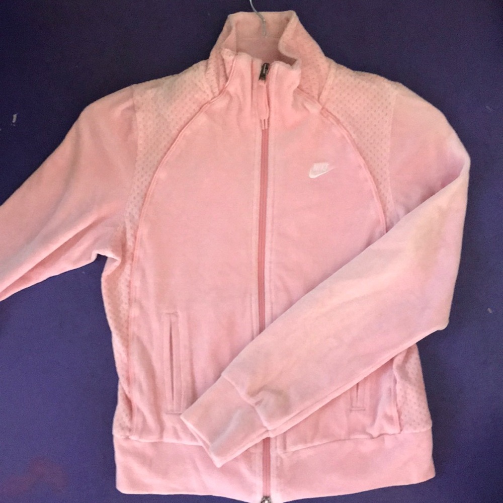 Vintage Nike Pink Velour Track Suit